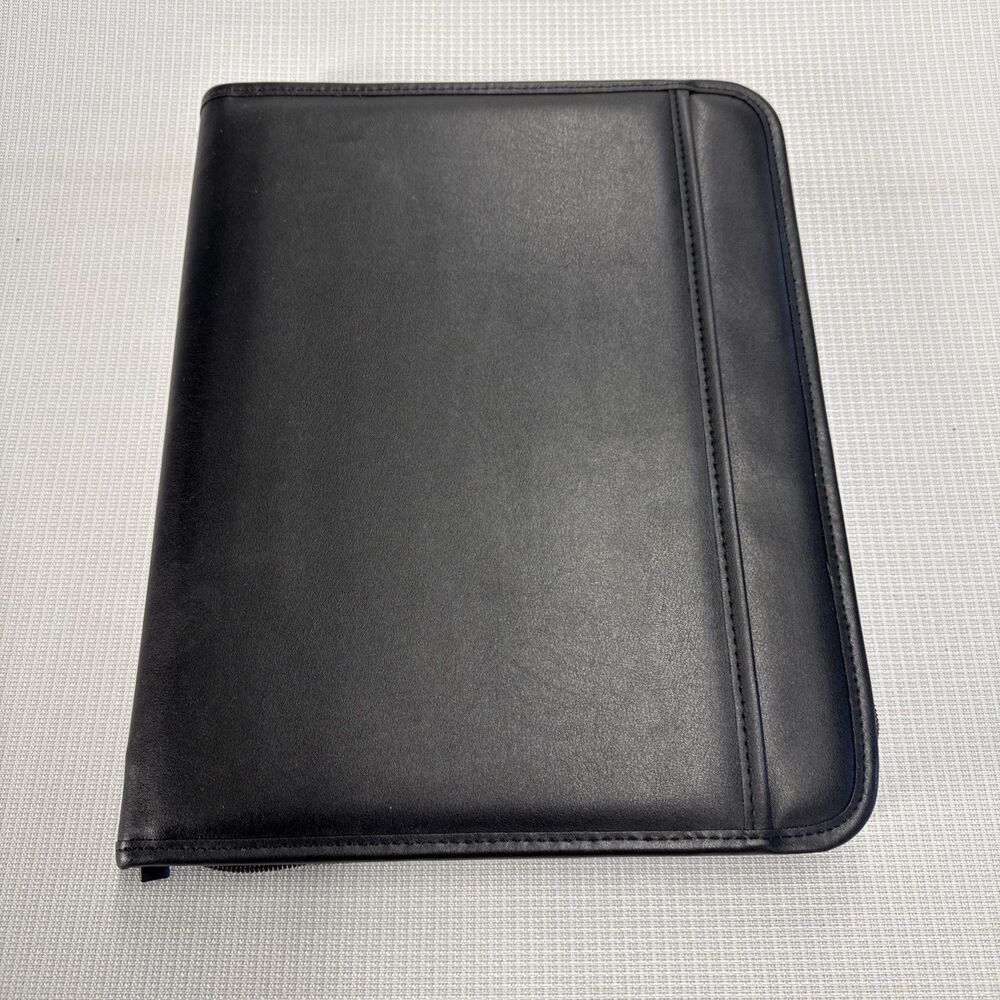 Samsill 70820 Professional Padfolio Wrap Around Security Zipper Portfolio 10x13